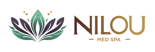 Clean, professional medical spa treatment room with neutral tones at Nilou MedSpa in Arlington
